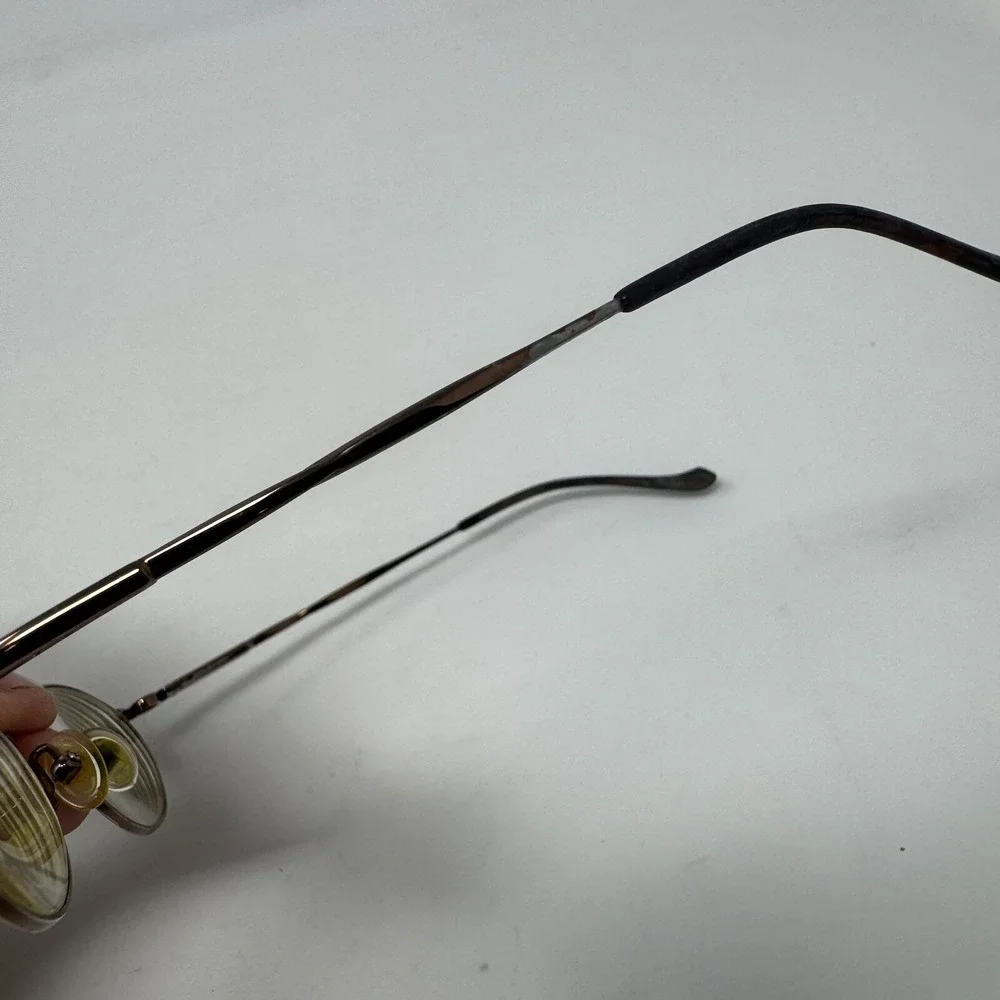 Vintage‎ Sunglasses w/ Magnetic Changeable Lenses Hippy Round Frames